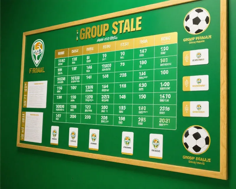 小组赛赛程图示